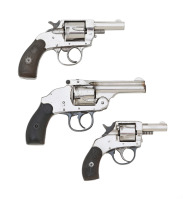 Lot of Three American Double Action Pocket Revolvers - 2