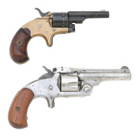 Lot of Two Antique American Revolvers - 2