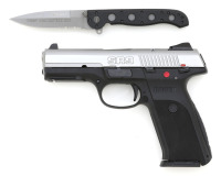 Low-Number Ruger SR9 Semi-Auto Pistol with First Production Run CRKT Knife