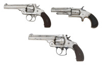 Lot of Three Antique Revolvers