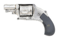 Attractive Engraved Velodog Double Action Revolver