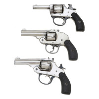 Lot of Three Iver Johnson Revolvers