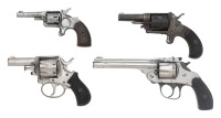 Lot of Four Antique Revolvers